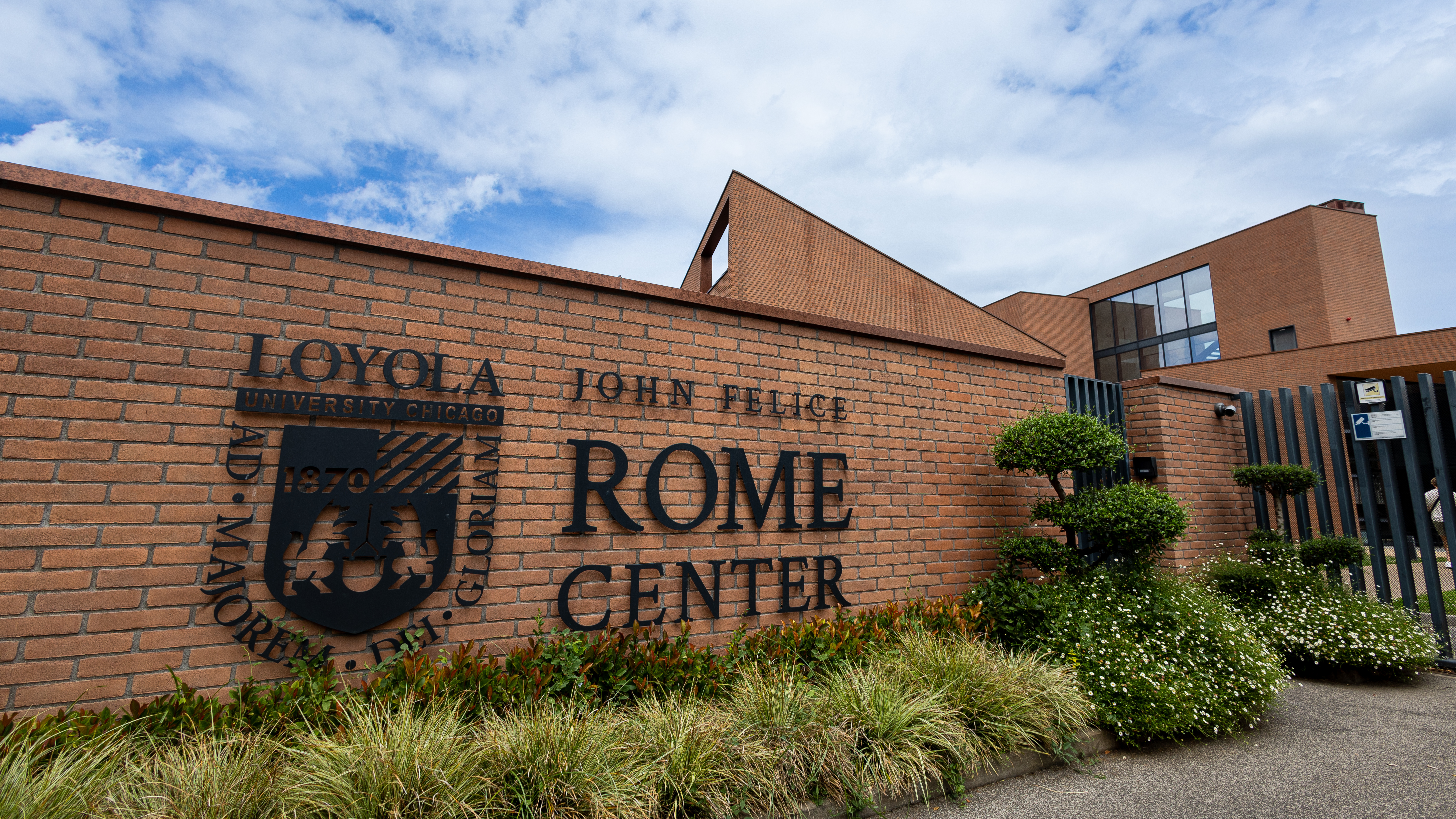 Rome Center sign
